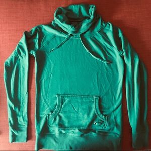 GARAGE Cowl Neck, Waist Length Sweatshirt